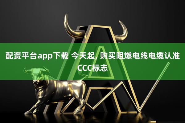 配资平台app下载 今天起, 购买阻燃电线电缆认准CCC标志