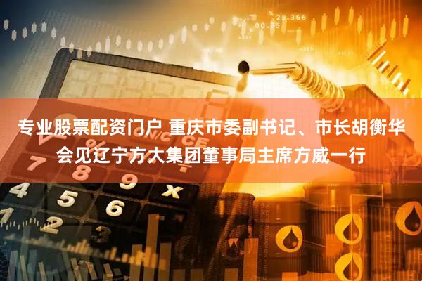 专业股票配资门户 重庆市委副书记、市长胡衡华会见辽宁方大集团董事局主席方威一行